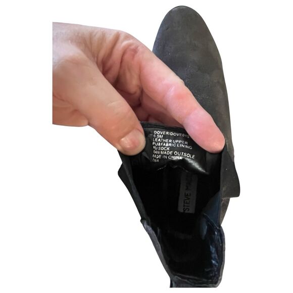 Steve Madden Womens Gray Dover Chelsea Boots with Stretch Sides Size 6.5M - Picture 11 of 12
